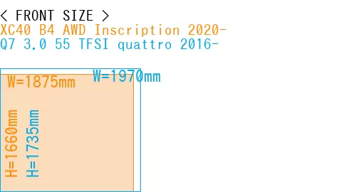 #XC40 B4 AWD Inscription 2020- + Q7 3.0 55 TFSI quattro 2016-
